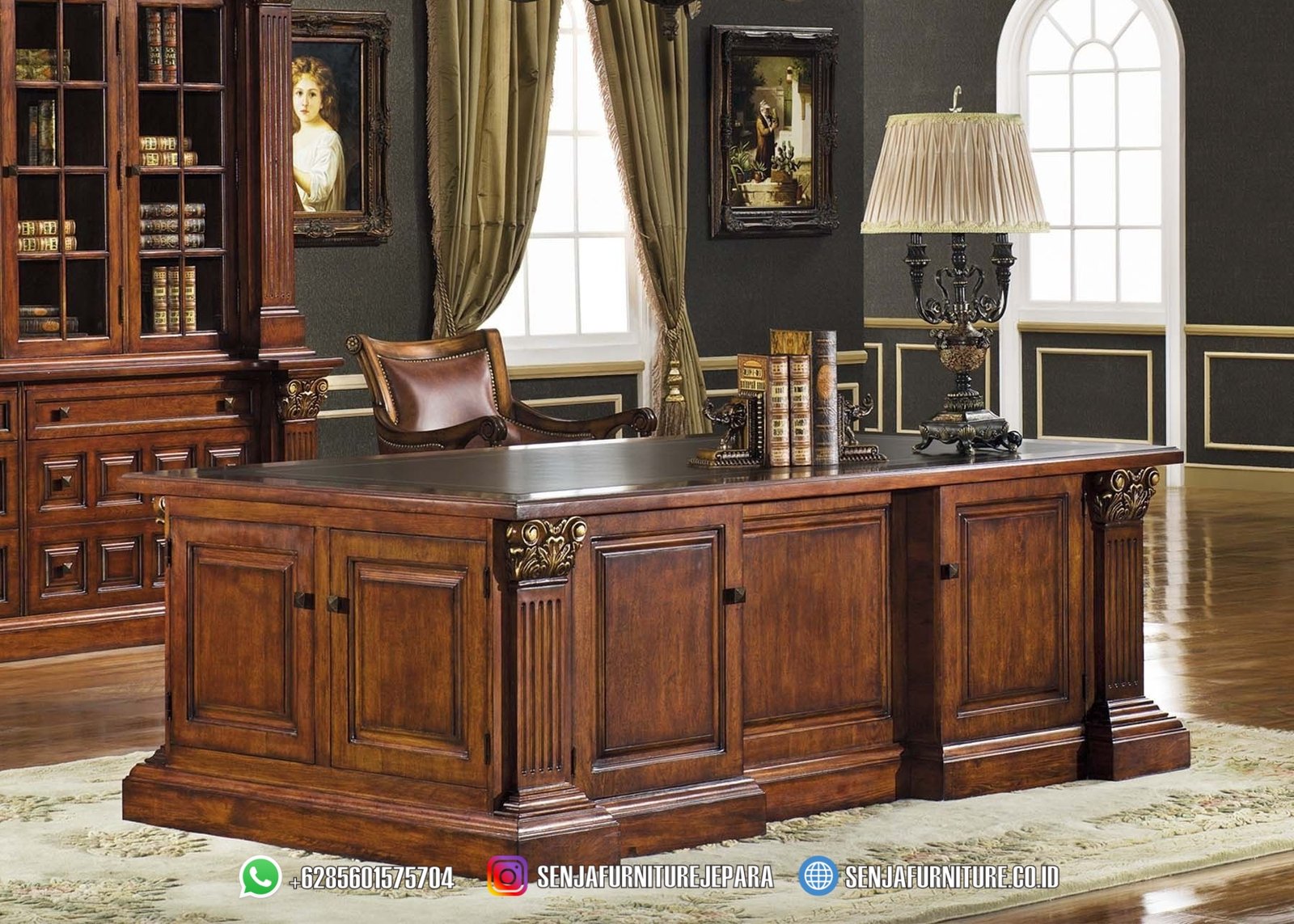 Meja Kerja Direktur Desain Modern Klasik Eropa Kayu Jati Meja Kerja Direktur, Meja Kerja Klasik, Meja Kantor Klasik, Meja Direktur Kayu Jati, Meja Kantor Minimalis, Meja Kerja Minimalis, Ruang Kerja Klasik, Ruangan Kerja Direktur, Meja Direktur Modern, Meja Kantor Kayu Jati, Meja Direktur Mewah, Meja Direktur HPL, Meja Kerja Ukir Jepara, Meja Direktur Minimalis, Meja Kerja Manager, Desain Meja Kerja, Kursi Kantor Direktur