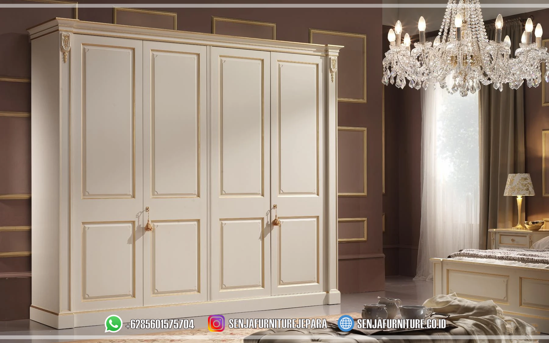 Custom Lemari Pakaian Minimalis Desain Mewah Eropa Prada Lemari Pakaian Minimalis, Lemari Pakaian Mewah, Lemari Pakaian Klasik, Lemari Pakaian Jati, Lemari Klasik Eropa, Lemari Pakaian Jepara, Model Lemari Pakaian Klasik, Lemari Pakaian Ukir Jepara, Lemari Pakaian Mewah Kaca, Lemari Pakaian 4 Pintu, Lemari Pakaian 6 Pintu, Classic Wardrobe, Lemari Baju Mewah