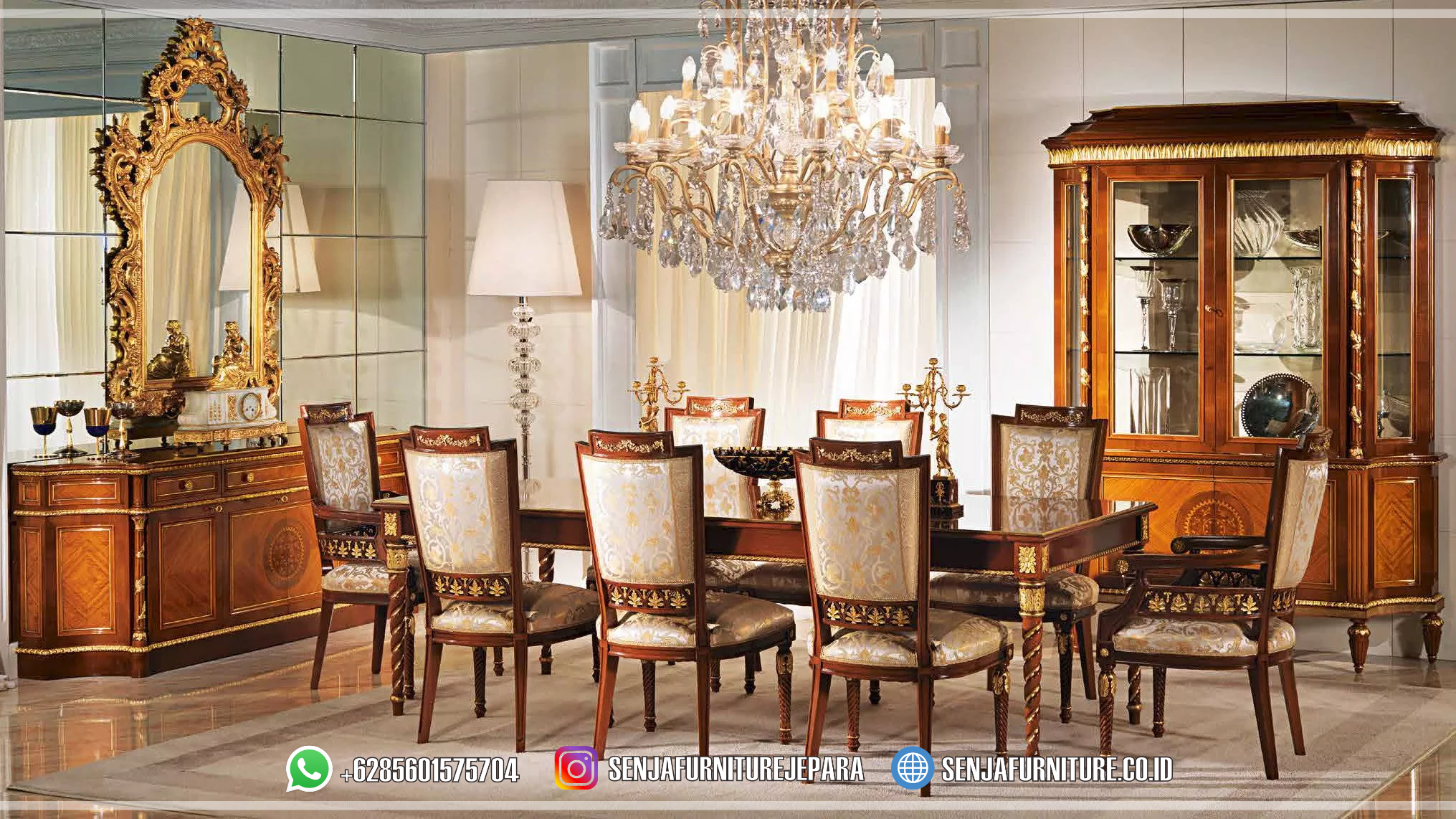 Furniture Set Meja Makan Jati Super Mewah 8 Kursi Antonio Meja Makan Jati, Meja Makan Mewah, Meja Makan Klasik, Meja Makan Minimalis, Ruang Makan Mewah, Meja Makan Mewah 4 Kursi, Meja Makan Mewah 6 Kursi, Meja Makan Mewah 8 Kursi, Meja Makan Mewah 10 Kursi, Meja Makan Mewah 12 Kursi, Meja Makan Klasik Eropa, Kursi Makan Mewah, Meja Makan Jepara