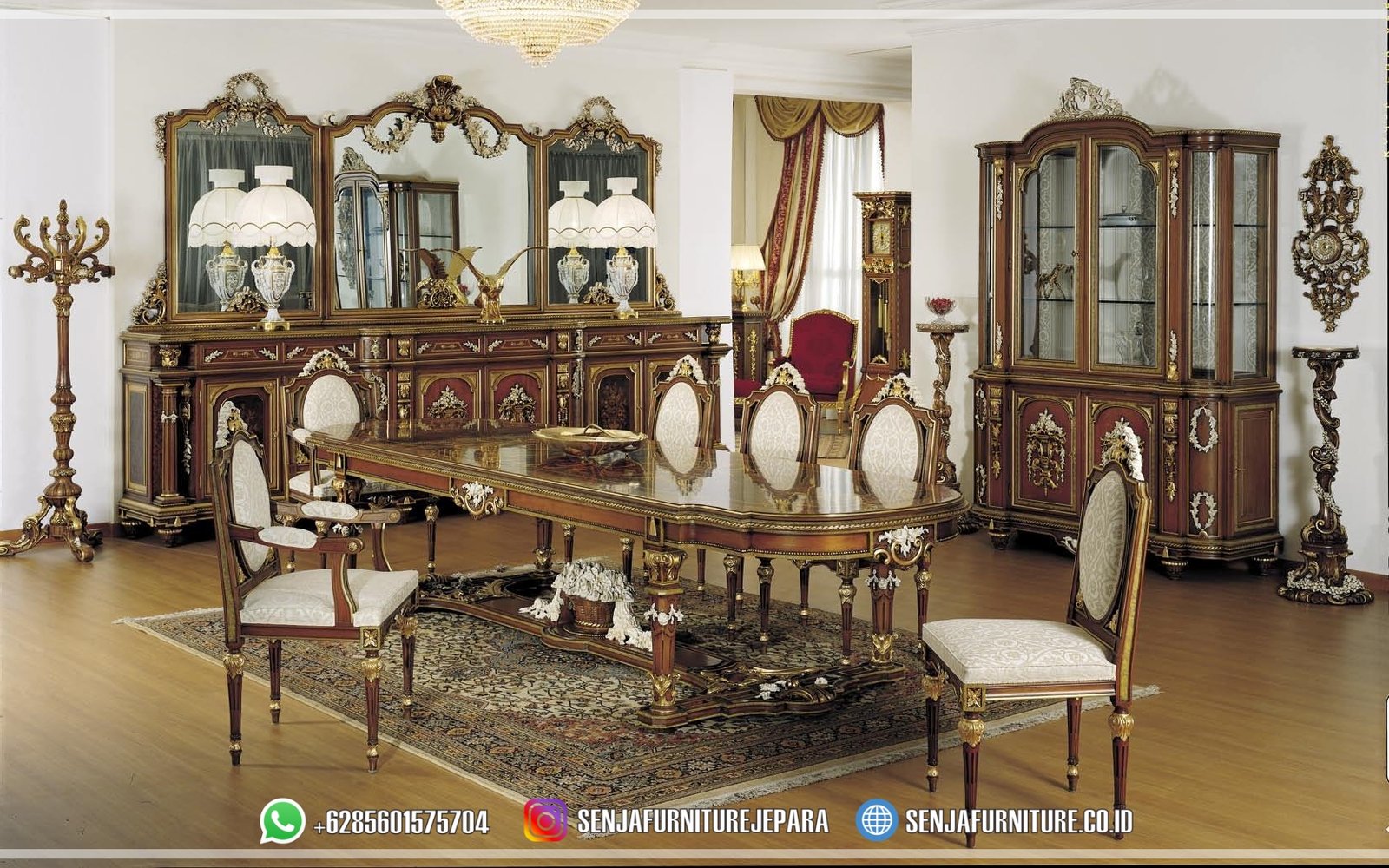 Luxury Meja Makan Jati Klasik Ukiran Jepara Antique 6 Kursi Meja Makan Jati, Meja Makan Mewah, Meja Makan Klasik, Meja Makan Minimalis, Ruang Makan Mewah, Meja Makan Mewah 4 Kursi, Meja Makan Mewah 6 Kursi, Meja Makan Mewah 8 Kursi, Meja Makan Mewah 10 Kursi, Meja Makan Mewah 12 Kursi, Meja Makan Klasik Eropa, Kursi Makan Mewah, Meja Makan Jepara