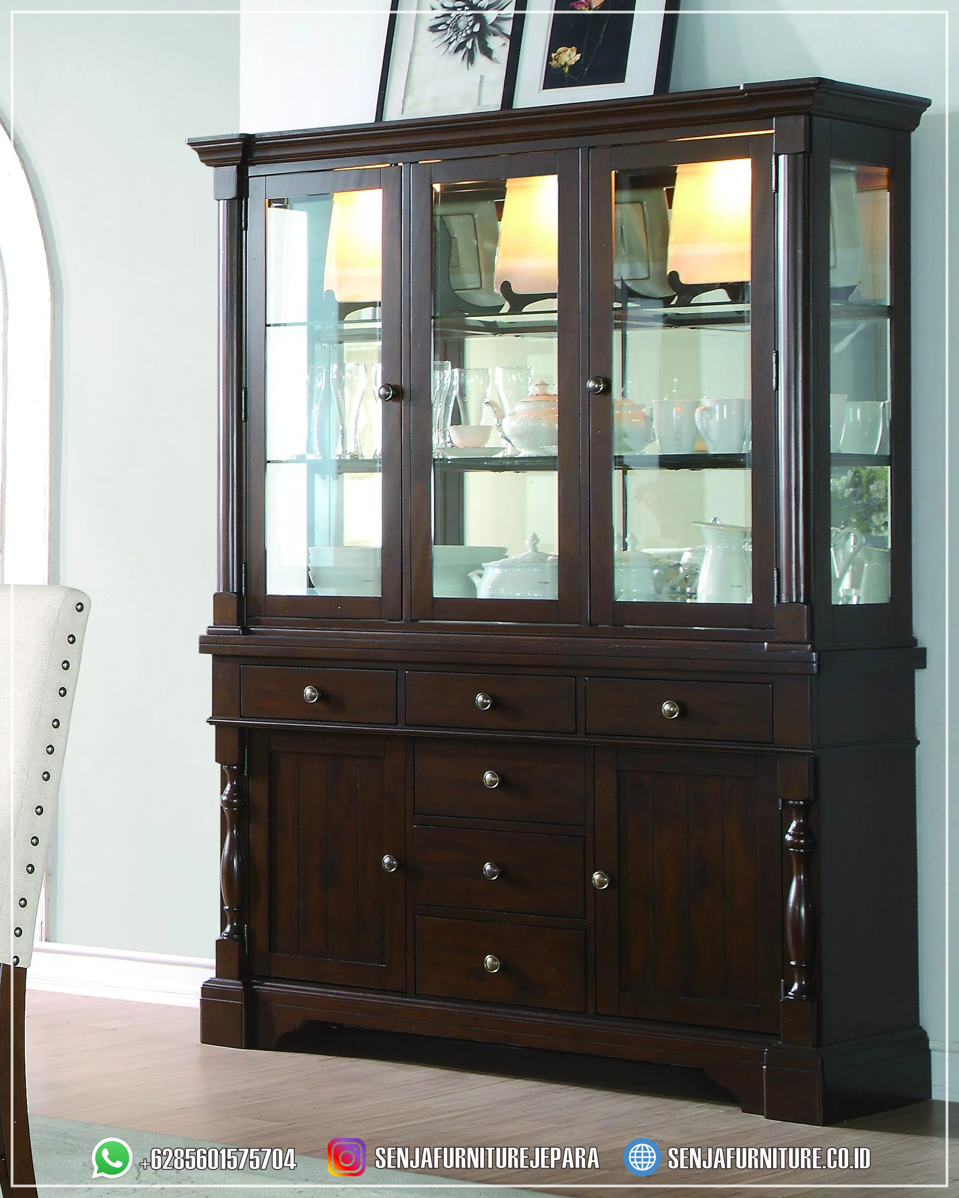 Bufet Lemari Hias Kaca Minimalis Jati Brown Finish Lemari Hias Kaca, Lemari Hias Mewah, Lemari Hias Klasik, Lemari Hias Ruang Tamu, Lemari Hias Minimalis, Lemari Hias Sudut, Lemari Hias TV, Lemari Hias Kayu Jati, Bufet Lemari Hias, Model Lemari Sudut, Lemari Hias Terbaru