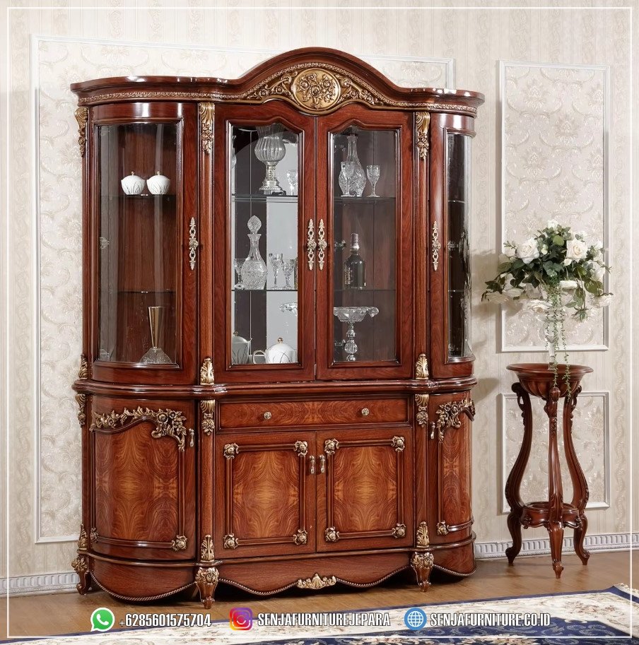 Lemari Hias Kaca Mewah Antik Finish Material Jati Super Lemari Hias Kaca, Lemari Hias Mewah, Lemari Hias Klasik, Lemari Hias Ruang Tamu, Lemari Hias Minimalis, Lemari Hias Sudut, Lemari Hias TV, Lemari Hias Kayu Jati, Bufet Lemari Hias, Model Lemari Sudut, Lemari Hias Terbaru
