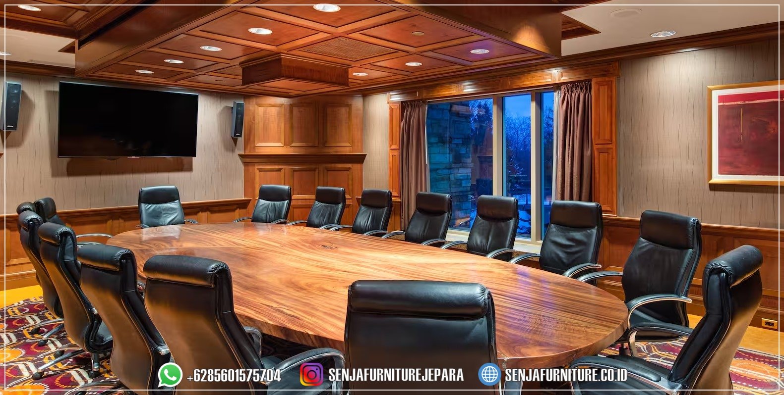 Meja Rapat Kantor Kayu Trembesi Solid Meeting Room Meja Rapat Kantor, Meja Meeting Kantor, Meja Rapat Pimpinan, Meja Rapat Kayu Jati, Meja Meeting Klasik, Meja Rapat Klasik, Meja Rapat Mewah, Meja Meeting Kayu Jati, Meja Rapat Bundar, Meja Rapat Minimalis, Meja Rapat HPL, Meja Rapat Ukir Jepara, Meja Rapat Oval, Interior Ruang Rapat