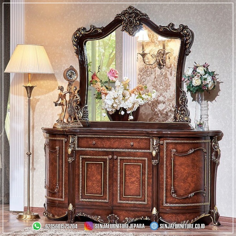 Davinci Bufet Konsul Klasik Mewah Corner Ruang Tamu Bufet Konsul Klasik, Bufet Konsul Mewah, Bufet Konsul Cermin, Meja Konsul Mewah, Meja Konsul Klasik, Meja Konsul Minimalis, Meja Konsul Ruang Tamu, Meja Konsul Stainless, Meja Konsul Kayu Jati, Meja Konsul Ukir Jepara, Meja Konsul Marmer, Meja Konsul Cermin