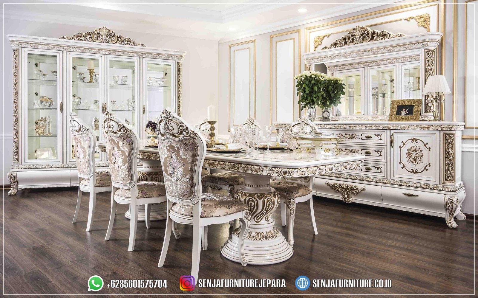 Desain Ruang Meja Makan Klasik Ukir Modern 1 Set Furniture Meja Makan Klasik, Meja Makan Mewah, Kursi Makan Mewah, Meja Makan Klasik Eropa, Meja Makan Jepara, Meja Makan Kayu Jati, Meja Makan Mewah 10 Kursi, Meja Makan Mewah 12 Kursi, Meja Makan Mewah 4 Kursi, Meja Makan Mewah 6 Kursi, Meja Makan Mewah 8 Kursi, Meja Makan Minimalis, Ruang Makan Mewah