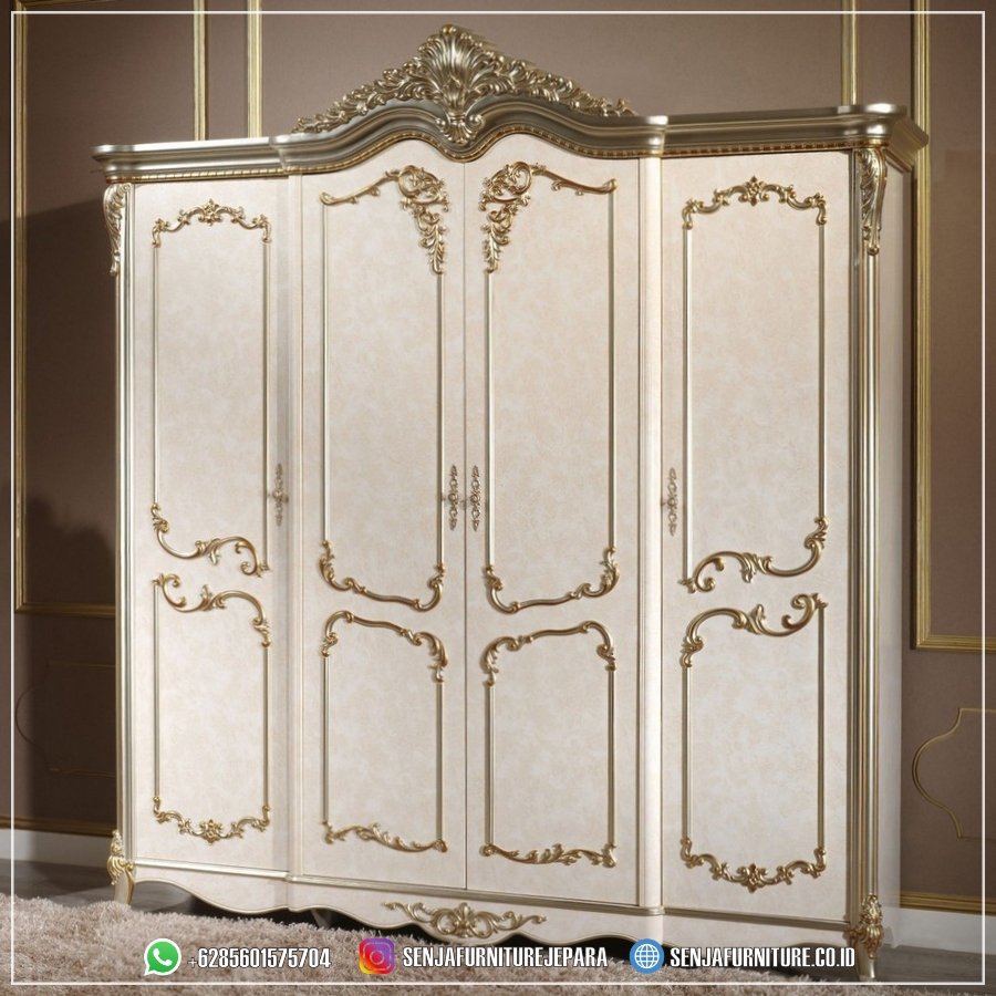 Harga Lemari Pakaian Klasik 4 Pintu Ukiran Jepara Classy Lemari Pakaian Klasik, Lemari Pakaian Mewah, Lemari Pakaian Jati, Lemari Pakaian Minimalis, Lemari Klasik Eropa, Lemari Pakaian Ukir Jepara, Lemari Pakaian 3 Pintu, Lemari Pakaian 4 Pintu, Lemari Pakaian 6 Pintu, Classic Wardrobe, Lemari Baju Mewah, Classic Wardrobe