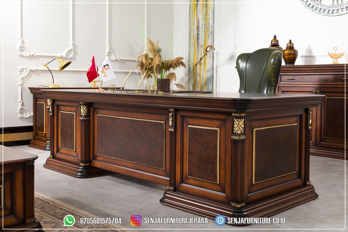 Kursi Meja Kerja Jati Luxury Classic Desain Elegan Victoria Meja Kerja Jati, Meja Kerja Direktur, Meja Direktur Mewah, Meja Kerja Klasik, Meja Kerja Manager, Meja Kantor Klasik, Meja Direktur Kayu Jati, Meja Kerja Direksi, Meja Kerja Minimalis, Meja Kantor Kayu Jati, Meja Direktur HPL, Meja Direktur Minimalis, Kursi Kantor Direktur