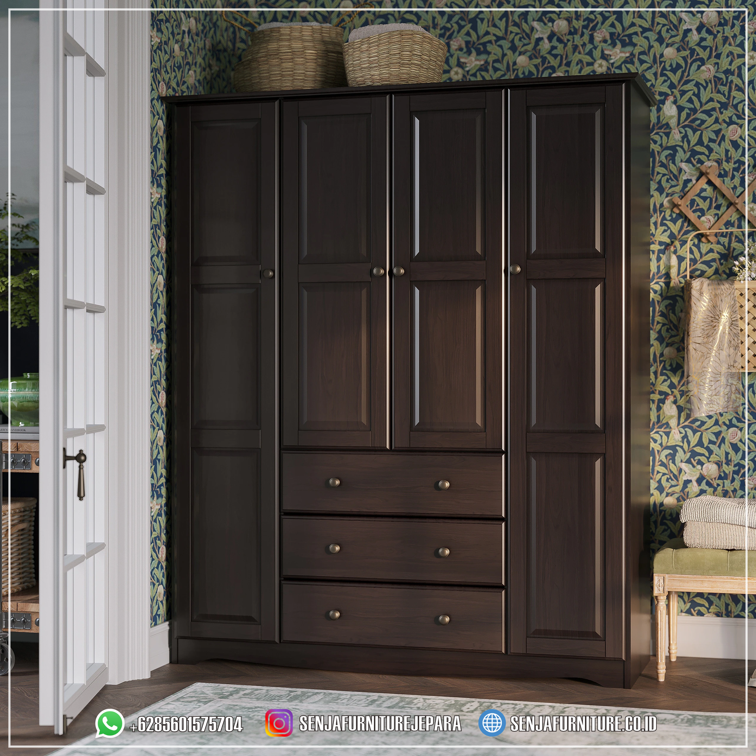 Wardrobe Lemari Pakaian Jati Minimalis Solid Wood Lemari Pakaian Jati, Lemari Pakaian Minimalis, Lemari Pakaian Mewah, Lemari Pakaian Klasik, Lemari Pakaian Ukir Jepara, Lemari Pakaian 3 Pintu, Lemari Pakaian 4 Pintu, Lemari Pakaian 5 Pintu, Lemari Pakaian 6 Pintu, Classic Wardrobe, Lemari Baju Jati, Walk In Closet