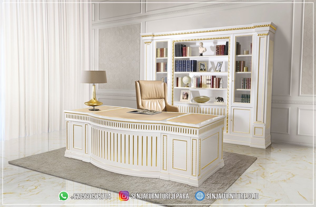 Mebel Jepara Meja Kerja Klasik Minimalis White House Meja Kerja Klasik, Meja Kerja Direktur, Meja Kantor Direktur, Meja Kerja Jati, Meja Direktur Mewah, Meja Kantor Klasik, Meja Direktur Kayu Jati, Meja Kerja Direksi, Meja Kerja Minimalis, Meja Kantor Kayu Jati, Meja Direktur HPL, Meja Direktur Minimalis