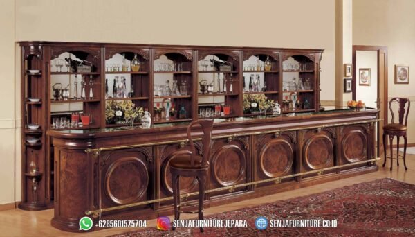 Meja Bar Klasik, Meja Bar Mewah, Meja Bar Kayu Jati, Meja Bar Ukir, Meja Bar Klub, Meja Bar Restoran, Desain Meja Bar, Meja Bar Lounge, Interior Meja Bar