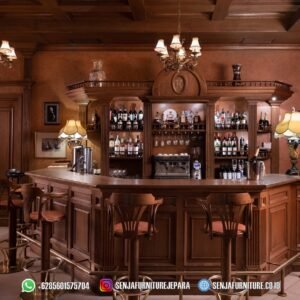 Meja Bar Klasik, Meja Bar Mewah, Meja Bar Kayu Jati, Meja Bar Ukir, Meja Bar Klub, Meja Bar Restoran, Desain Meja Bar, Meja Bar Lounge, Interior Meja Bar