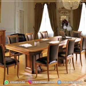 Meja Rapat Kantor, Meja Meeting Kantor, Meja Rapat Pimpinan, Meja Rapat Kayu Jati, Meja Meeting Klasik, Meja Rapat Klasik, Meja Rapat Mewah, Meja Meeting Kayu Jati, Meja Rapat Bundar, Meja Rapat Minimalis, Meja Rapat HPL, Meja Rapat Ukir Jepara, Meja Rapat Oval, Interior Ruang Rapat