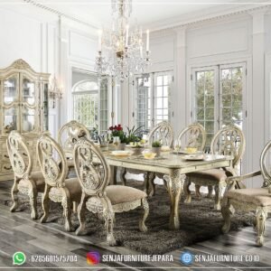 Meja Makan Mewah, Meja Makan Klasik, Meja Makan Kayu Jati, Meja Makan Minimalis, Ruang Makan Mewah, Meja Makan Mewah 4 Kursi, Meja Makan Mewah 6 Kursi, Meja Makan Mewah 8 Kursi, Meja Makan Mewah 10 Kursi, Meja Makan Mewah 12 Kursi, Meja Makan Klasik Eropa, Kursi Makan Mewah, Meja Makan Jepara